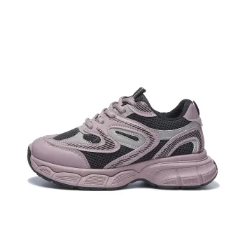 Little Red Man Low Top Chunky Sneakers Women's Purple