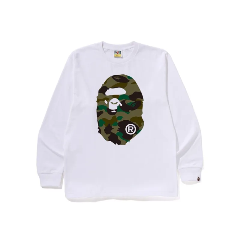 A BATHING APE ® 1ST Camo Big Ape head T shirt-8