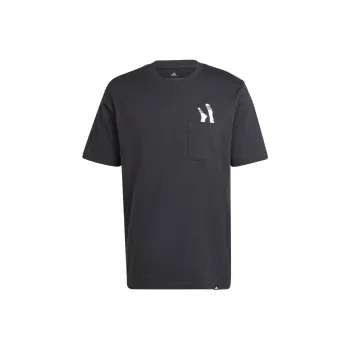Adidas Free Shipping With AdiClub Lounge Slides Graphic Pocket Tee