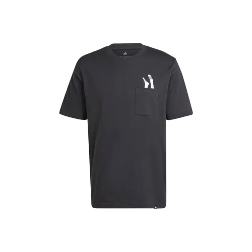 Adidas Free Shipping With AdiClub Lounge Slides Graphic Pocket Tee