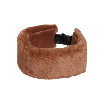 APPARIS Vegan Leather Polyester Hair Bands Women's Camel
