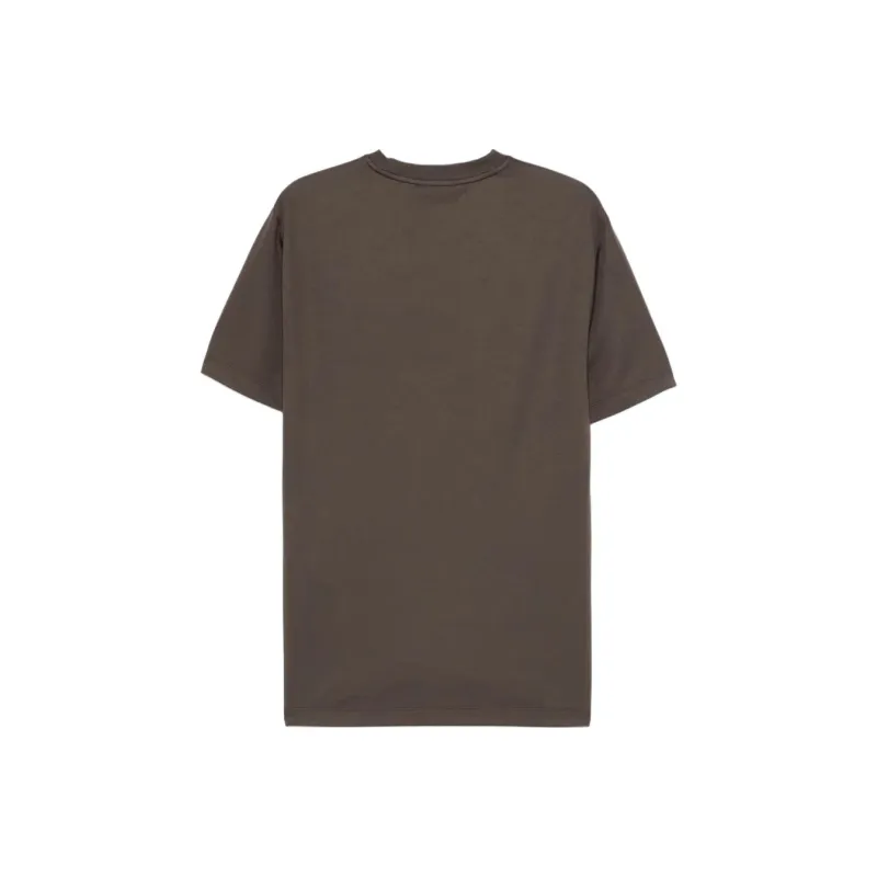 EMPORIO ARMANI Flocked logo T shirt-1