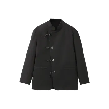 WARNING LIGHT Jackets Coats Unisex Black