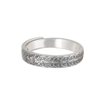 BKBU S999 Fine Silver Rings Unisex