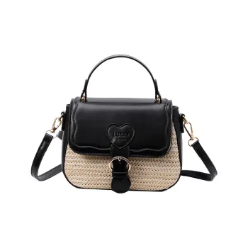 LUVISTRUE PU Handbag Women's Black/Burgundy/Blue/Coffee