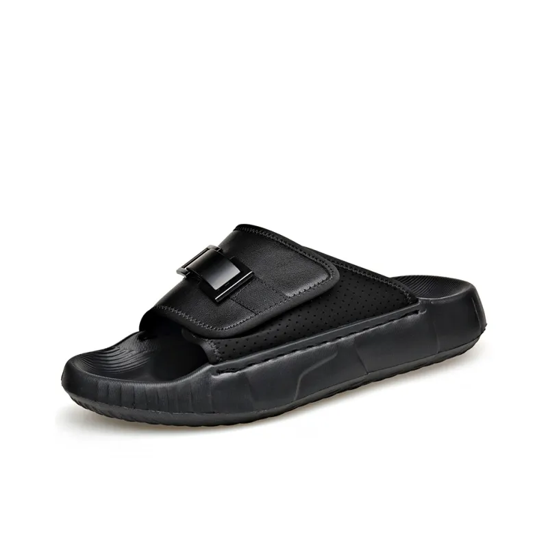 SHUPATE Slip Resistant Odor Resistant Abrasion Resistant Quick Dry Slide Slippers Men's-6