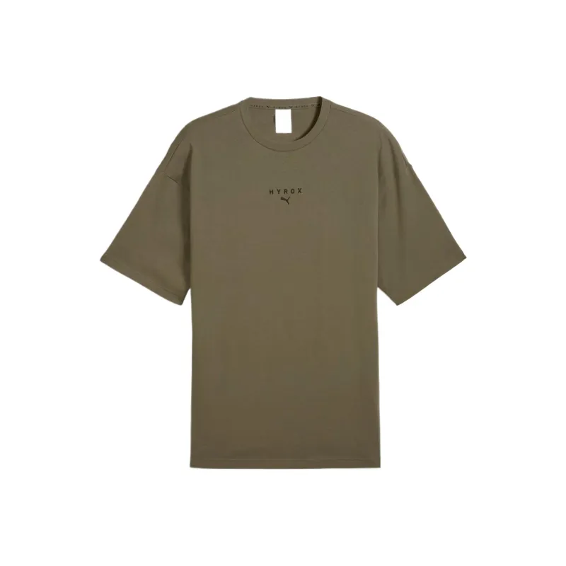PUMA x HYROX Oversized Tee T Shirt Men's Green-0