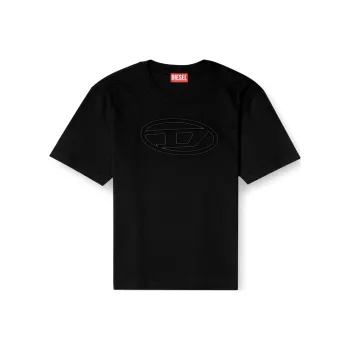 DIESEL T Adjust Bigoval Embossed Oval D T Shirt