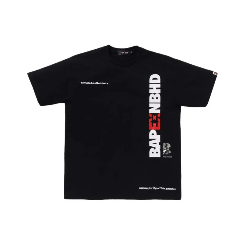 Neighborhood X A BATHING APE NEIGHBORHOOD Co brand T Shirts Unisex-0
