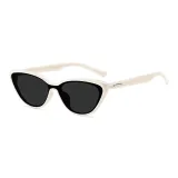 Ecru Frame with Black Gray Lens