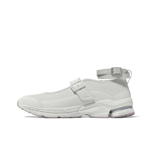 Adidas Anti Slip Wear Resistant Low Top Casual Running Shoes Women's White
