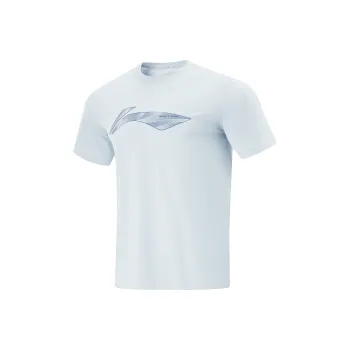 LiNing Fitness Series T Shirt Men's Folk Blue
