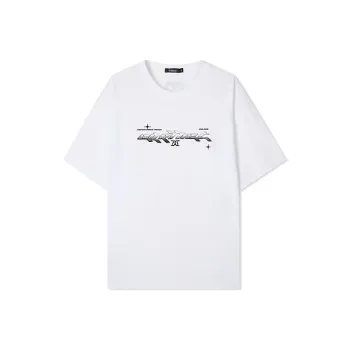 Cabbeen T-Shirt Men's Bleached White