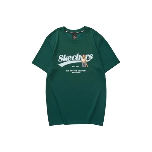Skechers Funny Monster T-Shirt Men's Yellow Pine Green