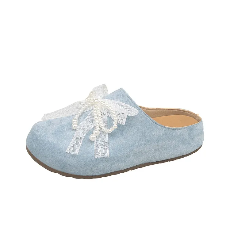 AJPAP Quiet Odor Resistant Abrasion Resistant Wrap toe Slippers Women's-5