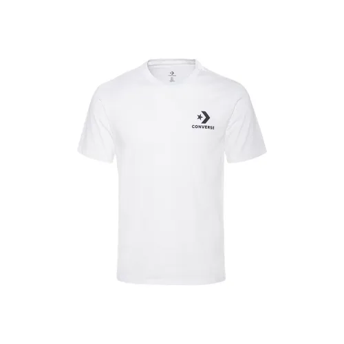 Converse CHEST STARStar Chevron T-Shirt Men's White