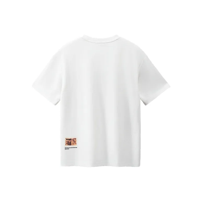 CAISEDI T Shirts Men White-1