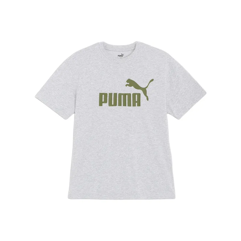 PUMA ESS+ MX NO1 T Shirt Men's Gray-0