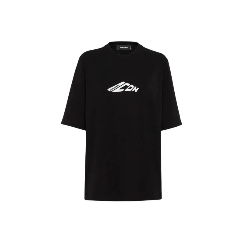 Dsquared2 Icon New Generation Loose Fit Maxi Logo T Shirt-0