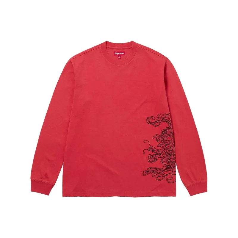 Supreme Dragon Embroidered L/S Top-2