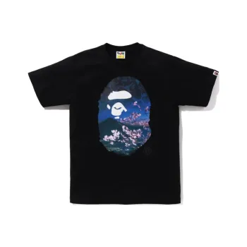 A BATHING APE Sakura Photo Ape Head #2 Tee SS24