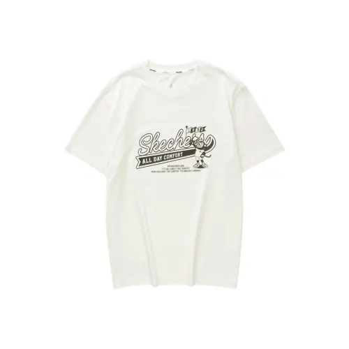 Skechers Funny Monster T-Shirt Men's Marshmallow White