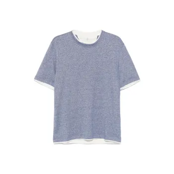 Brunello Cucinelli Layered Effect Crewneck T Shirt