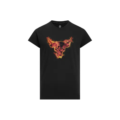 Under Armour Strongson Collection Project Rock T Shirt Men's Black