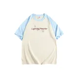 Apricot & Light Blue