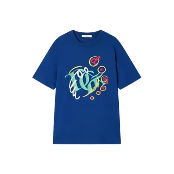 DEGAIA SS24 T Shirt Men's Royal Blue