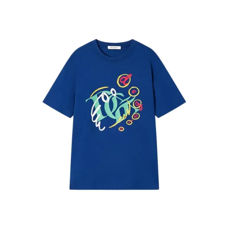 DEGAIA SS24 T Shirt Men's Royal Blue-0