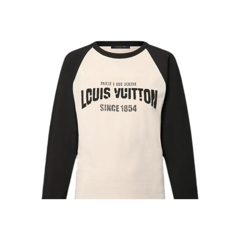 LOUIS VUITTON Signature Varsity Long Sleeved Top-4