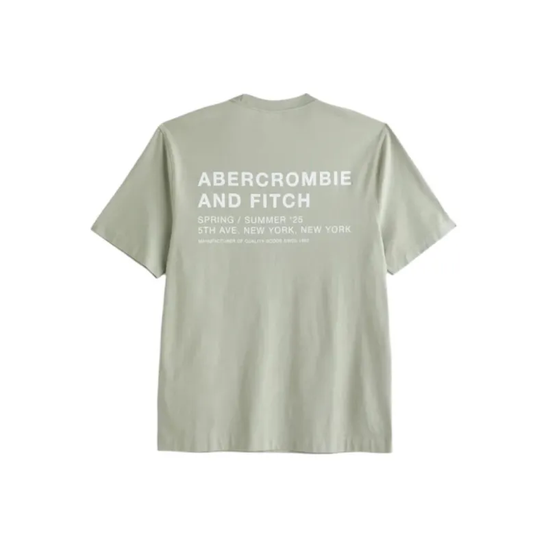 Abercrombie＆Fitch T Shirt Men's Slate Green-1