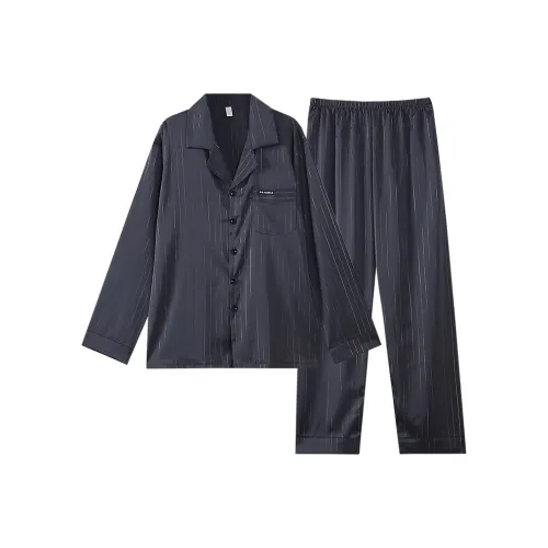 XIAFENYAN Pajama Set Men's Black