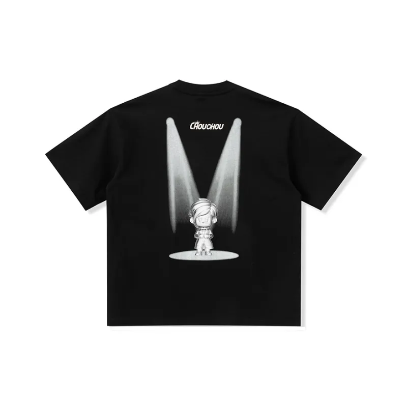 CHOUCHOUS T Shirts Unisex Black-0