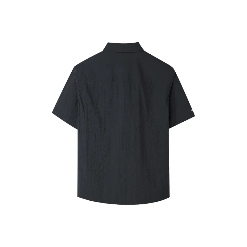 HLA Shirts Men Navy Blue 67-1