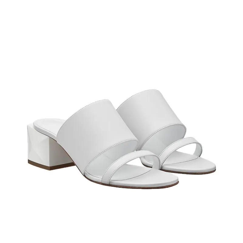 HERMES Cornelia Odor Resistant Slide Slippers Women's White-2