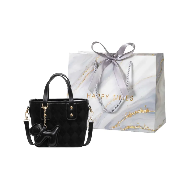 Miss Angel PU Handbag Shoulder Bag Crossbody Bag Regular Women's Pink Black Ecru Brown-8