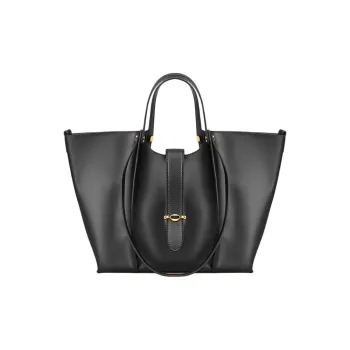 H YXIANG Cow Leather One Shoulder Handbag Regular Women's Graphite