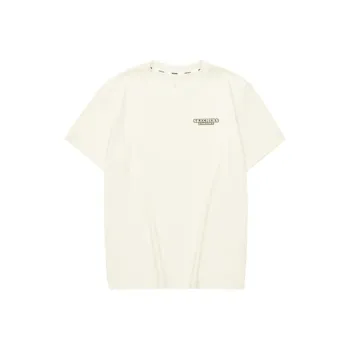 Skechers Sports Life Collection T Shirt Men's Cream Beige White