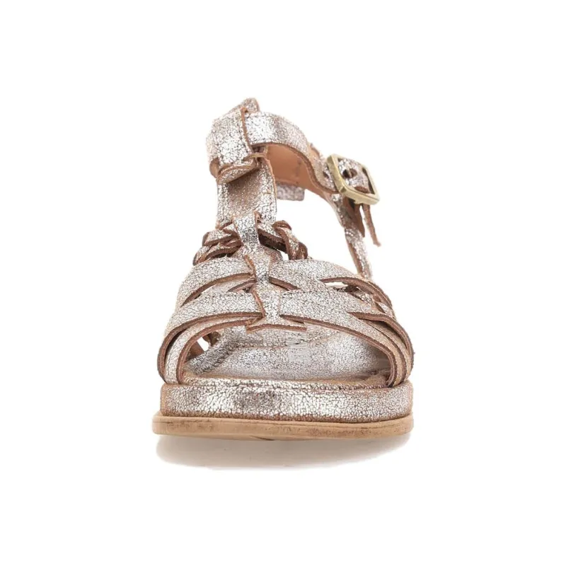 AirStep SPOON Roman Sandals Women's Silver Umber-4