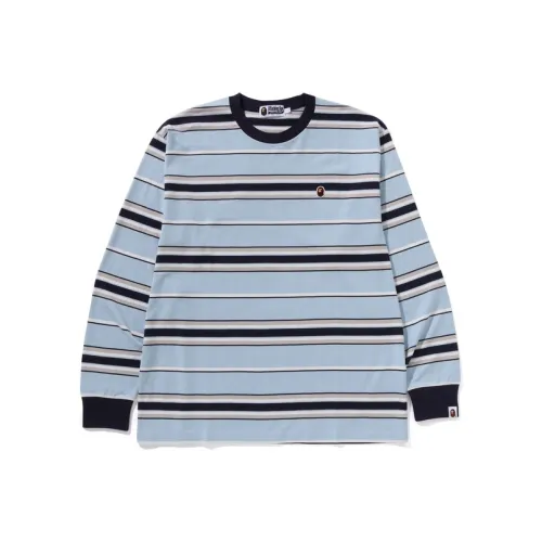 pharrell x nmd human race aqua sku Head One Point Stripe Relaxed Fit Long Sleeve Tee