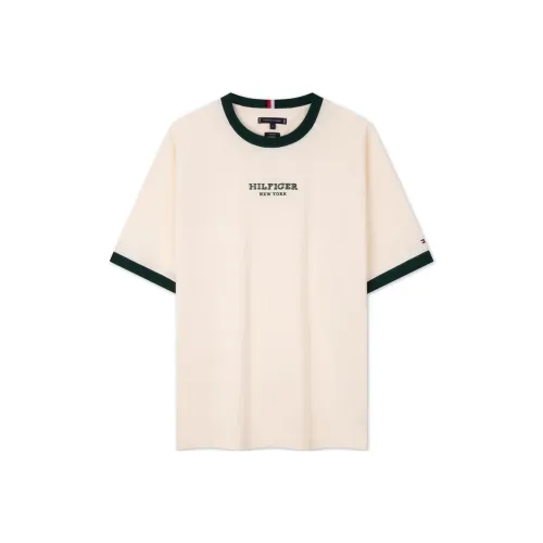 Tommy Hilfiger T Shirt Men's Ecru
