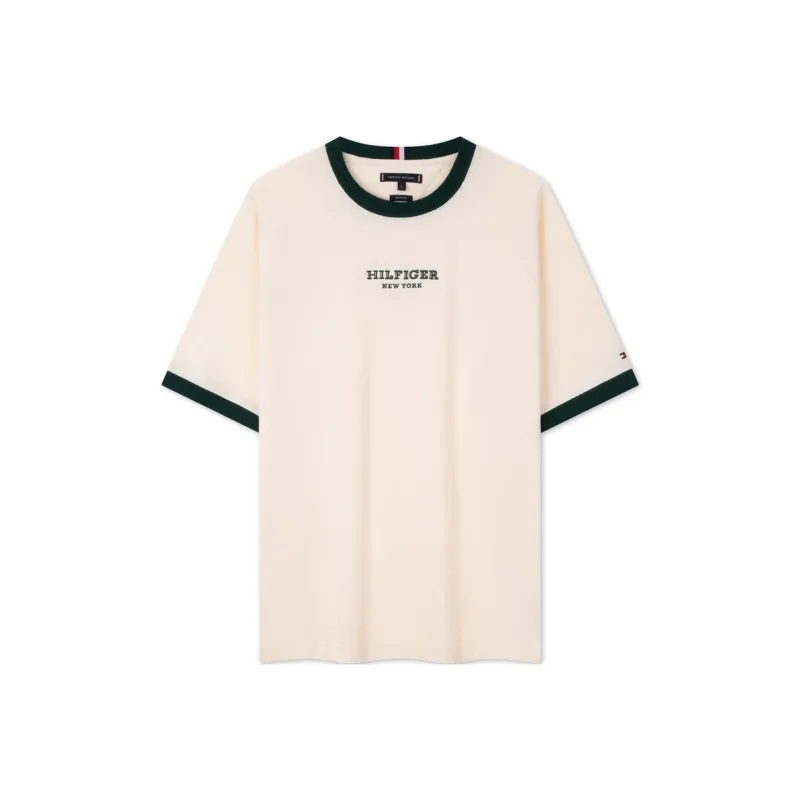 Tommy Hilfiger T Shirt Men's Ecru-0