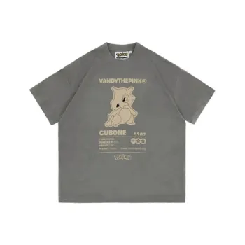 Pokemon X Vandy The Pink Pokémon Collaboration T Shirts Unisex Gray