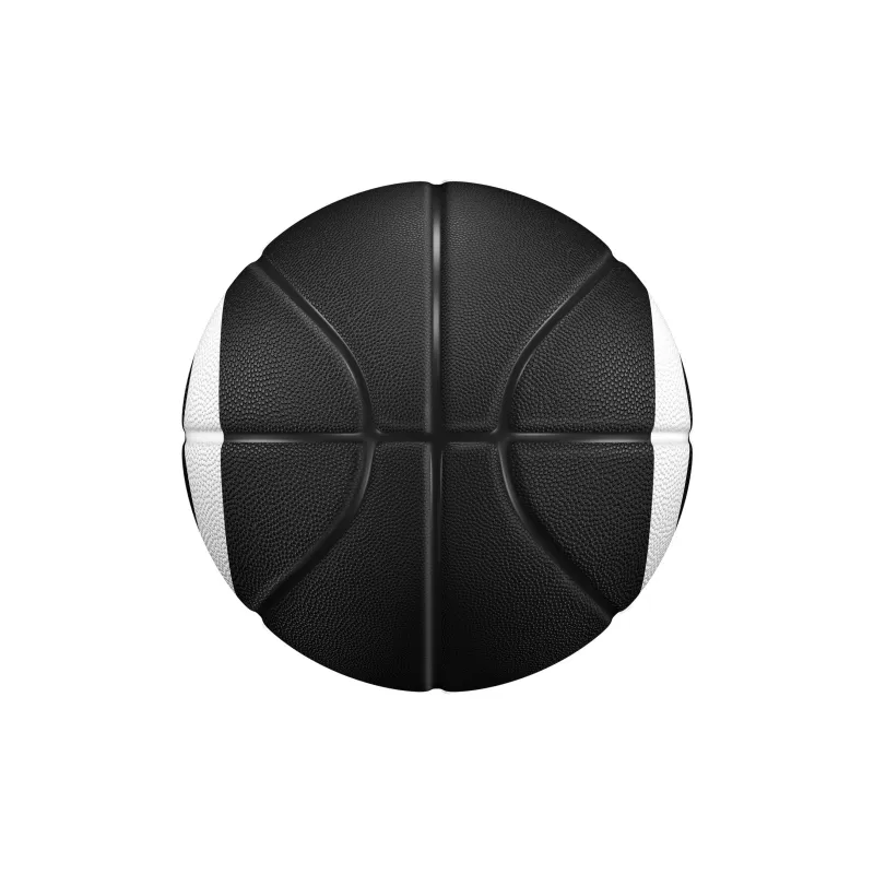 VEIDOORN PU Basketball Black White Size 7 Training Unisex-16