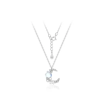FBRUE 925 Sterling Silver Necklaces Women's