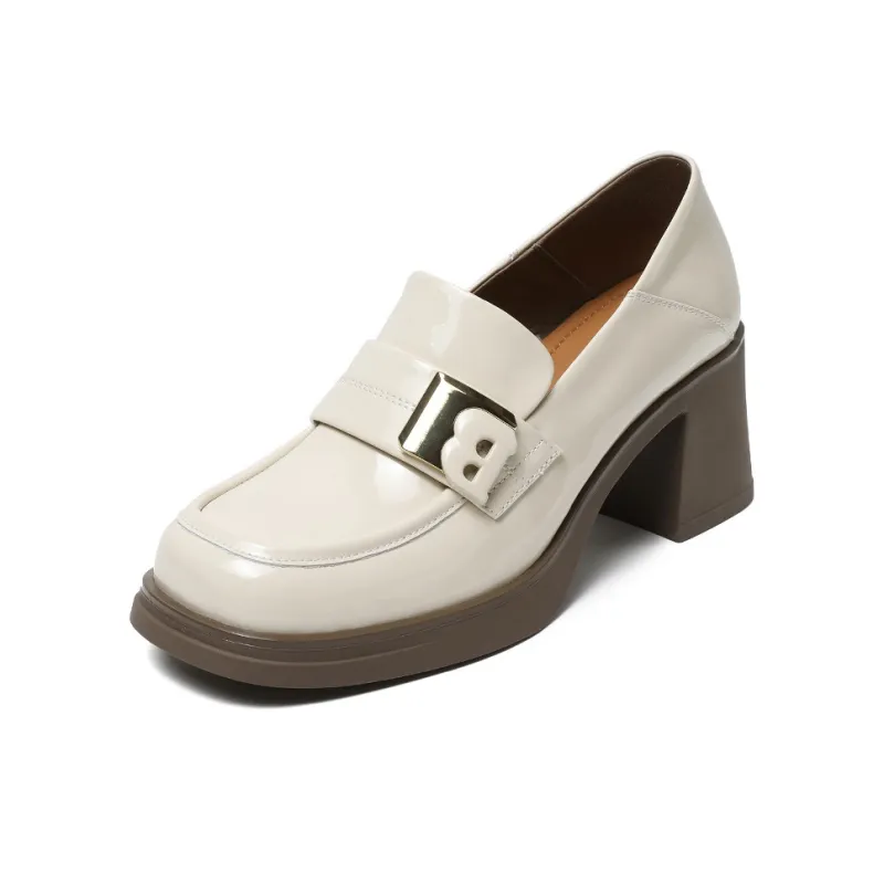 Devanro Chunky Heel High Heels 6.5cm Women's-6