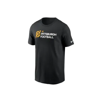 Nike NFL Pittsburgh Steelers Team Outline Essential T-Shirt Men's Black
