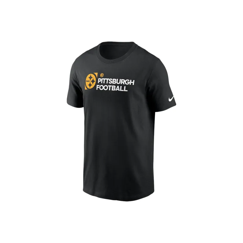 Nike NFL Pittsburgh Steelers Team Outline Essential T-Shirt Men's Black-0